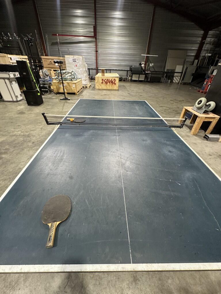 Photo de la table de ping pong