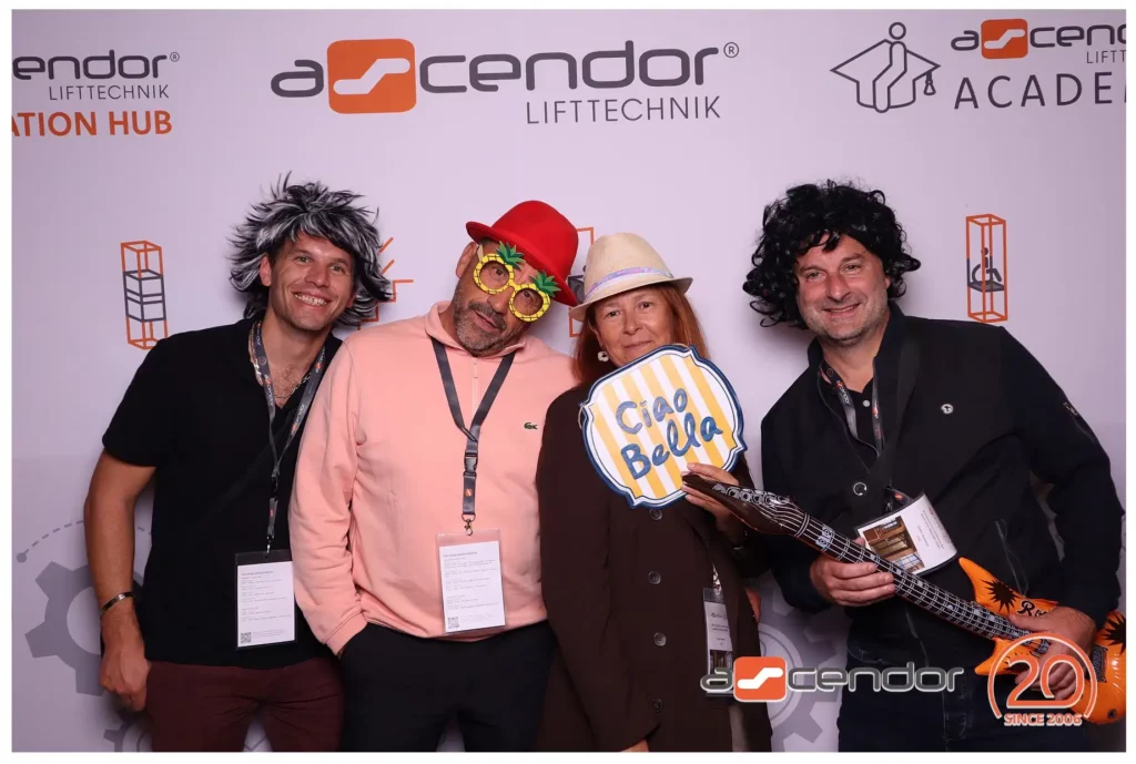 Session photos à l'occasion des 20 ans d'Ascendor
