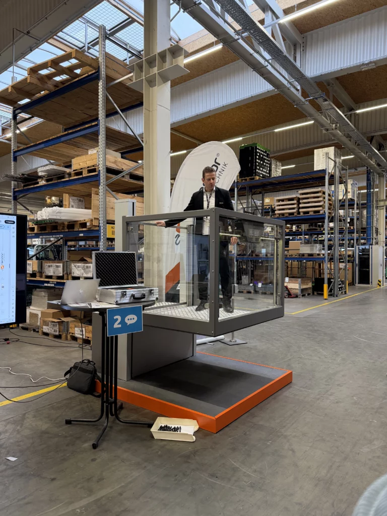 Démonstration plateforme élévatrice